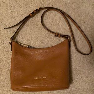 Michael Kors Cognac Leather Crossbody Bag